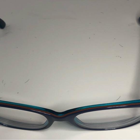 Vogue Eyeglass Frames. Turquoise And Multicolored. Frames Only. - Picture 4 of 10